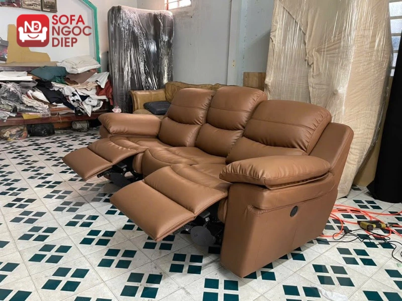 đóng sofa da thật