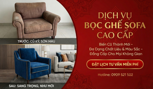 DỊCH VỤ BỌC GHẾ SOFA