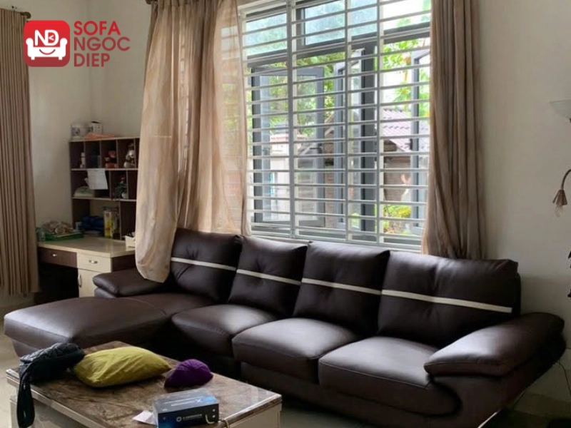 Đặt làm sofa da thật