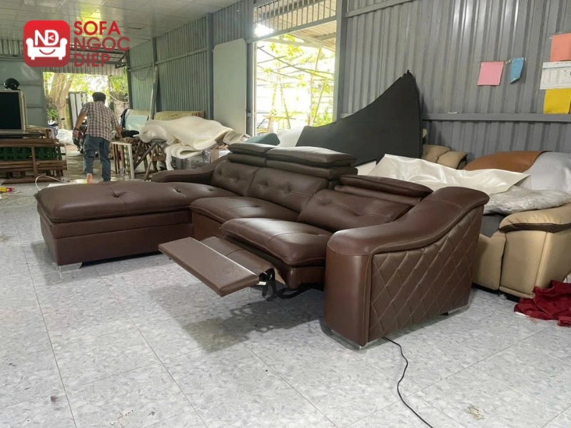 Đặt làm sofa da thật